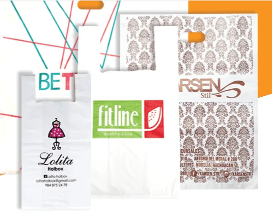 Bolsas impresas de plástico personalizadas